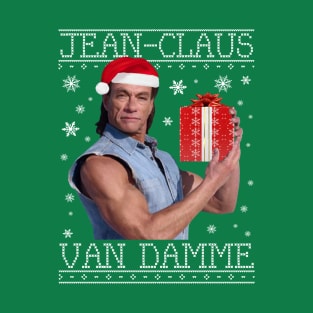 Jean Claus Van Damme Christmas Knit T-Shirt