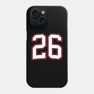 Number Twenty Six 26 Phone Case