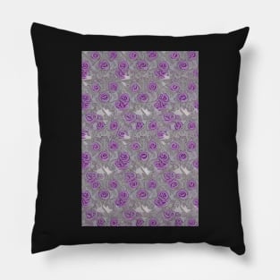 rose pattern Pillow