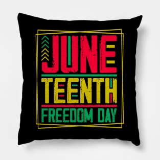 Juneteenth Freedom Day Pillow