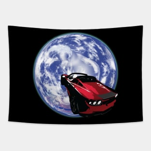 ROADSTER IN SPACE Tapestry