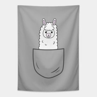 Llama In A Pocket Tapestry