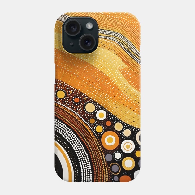 Explore the Cultural Depth: Australian Aboriginal Art and Unique Visual Traditions Phone Case by insaneLEDP