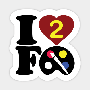 Funny I LOVE TO FART Funny Hidden Fart Message Magnet