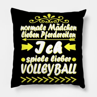 Volleyball Vollyballspieler Team Geschenk Netz Pillow