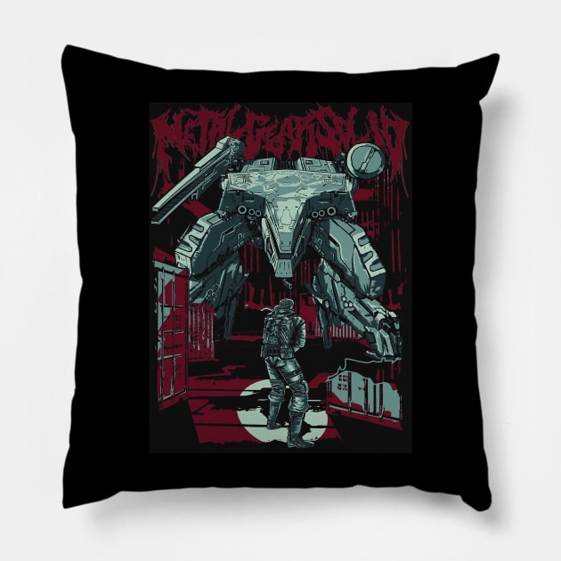 Metal Gear Solid - Snake VS Rex Pillow by otacon