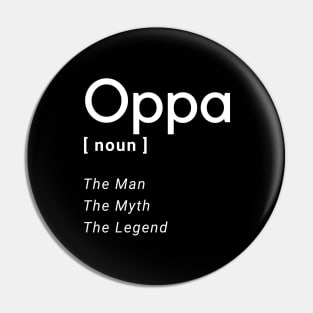 Opa The Man The Myth The Legend Shirt | Simple and cool Pin