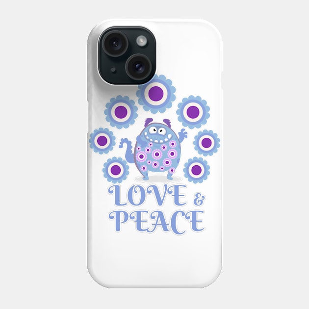 Hippie Monster Phone Case by Urban_Vintage