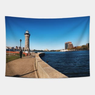 Roosevelt Island Lighthouse Manhattan East River Tapestry