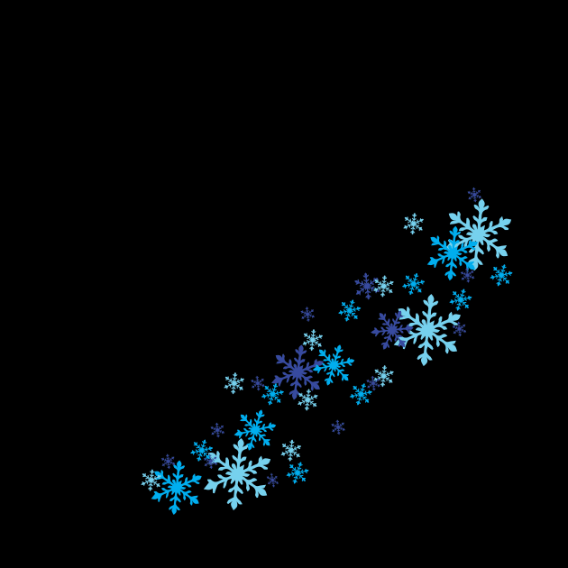 Midnight Snowflakes by Saltee Nuts Designs