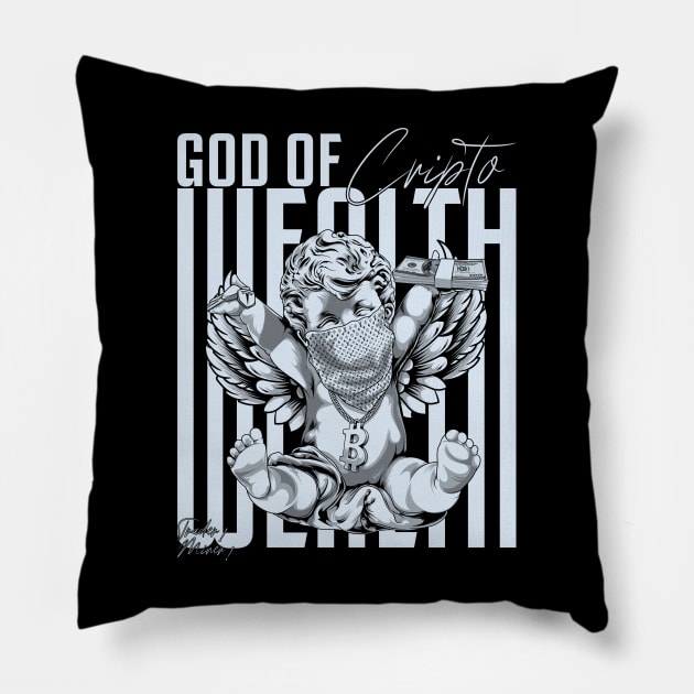 Gifts For Bitcoin Lovers To The Moon BTC Crypto Trading Men Pillow by playingtheangel