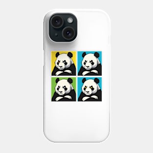 Pop Annoyed Panda - Funny Panda Art Phone Case