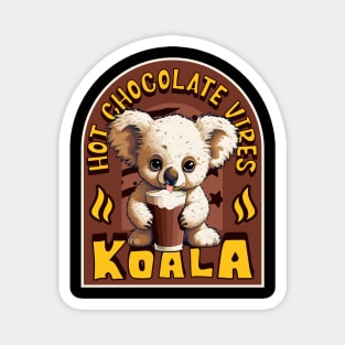 Hot chocolate koala bear Magnet