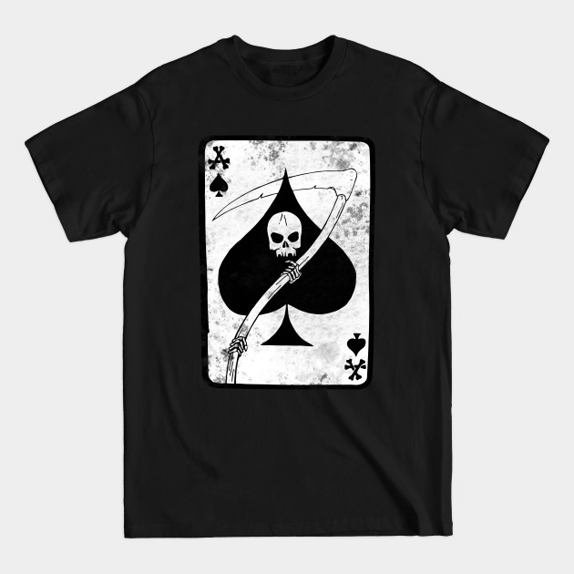 Disover Ace of Spades ))(( Vietnam War Era Death Card - Ace Of Spades - T-Shirt