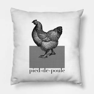 Pied-de-Poule Pillow