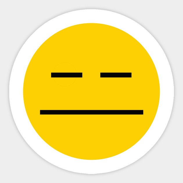 Seriously Smiley Face Sticker Teepublic
