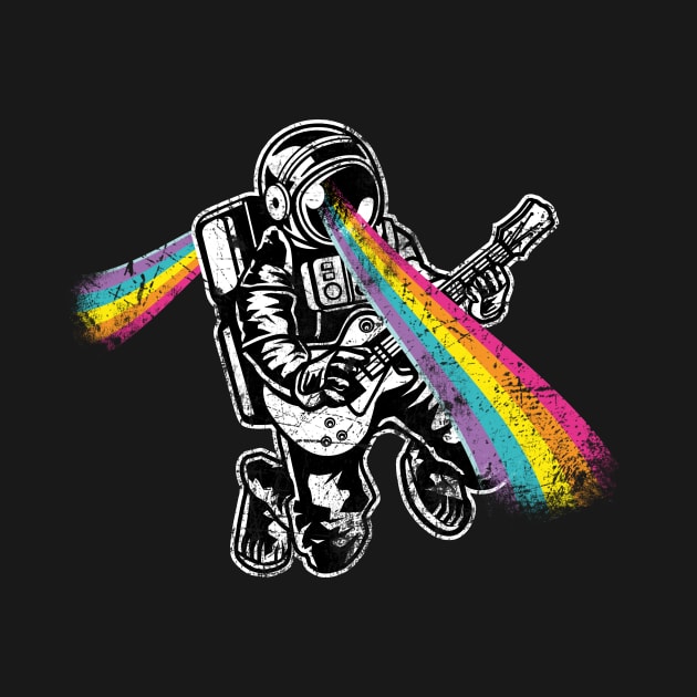 Space Astronaut Rainbow by Foxxy Merch