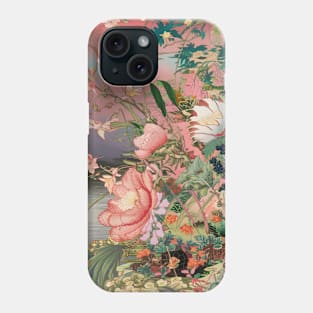 Modern Japanese Flower Kimono Pattern Phone Case