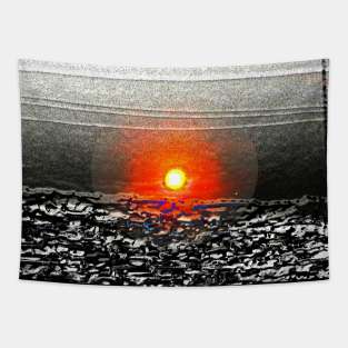 Midnight sun Tapestry