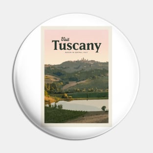 Visit Tuscany Pin