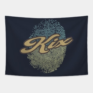 Kix Fingerprint Tapestry