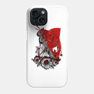 Japanese Geisha Design Phone Case