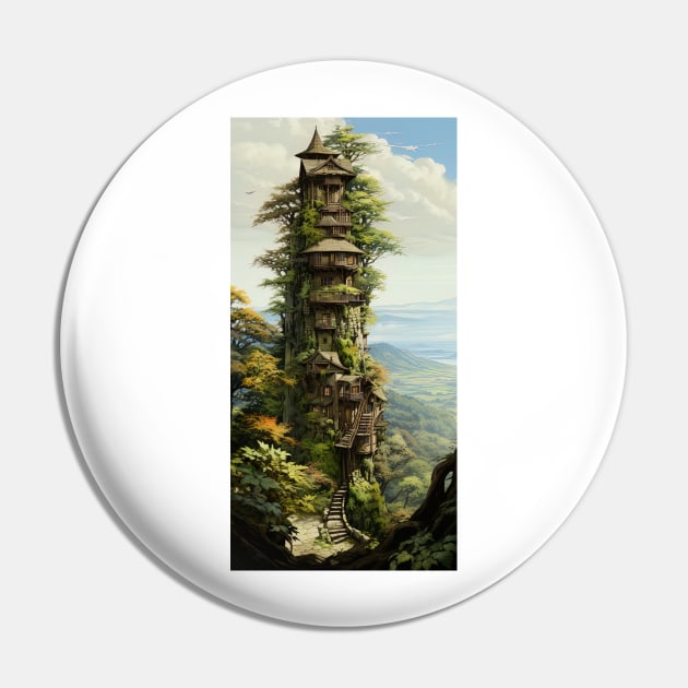 The Forest Tower Pin by Imagier