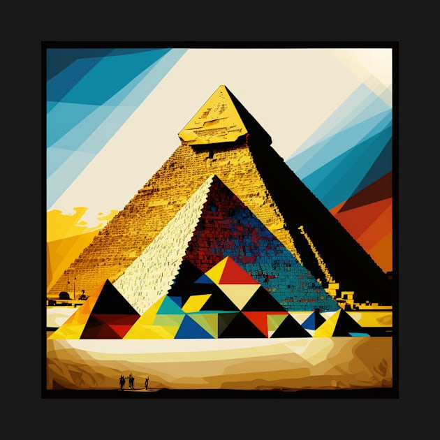 Evolving Pop Art Pyramid by Star Scrunch