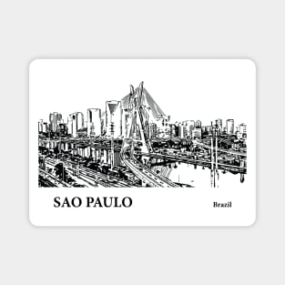 Sao Paulo Brazil Magnet