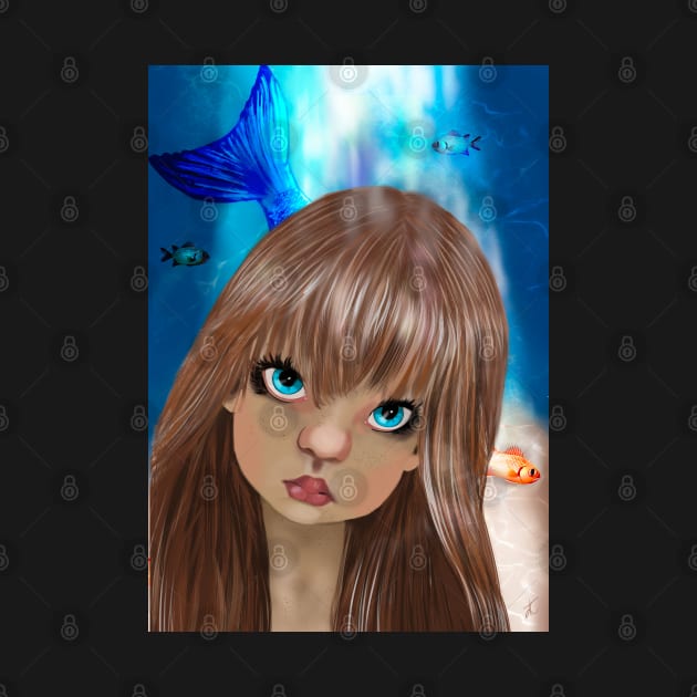 Mermaid big eyes by Accabella