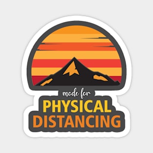 Mountain Physical Distancing Magnet