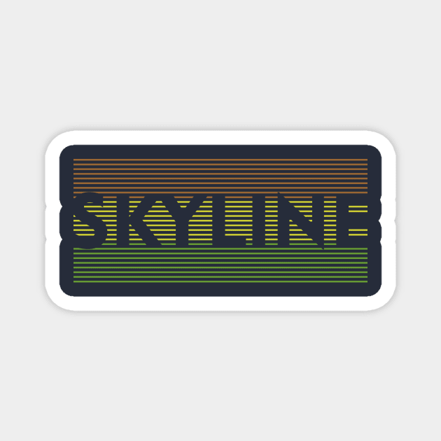 skyline Magnet by CreativeIkbar Prints