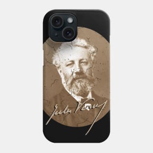 Science Fiction Visionary - Jules Verne Portrait 2 Phone Case