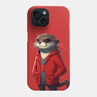 Mr. Otter Detective on the Case Phone Case