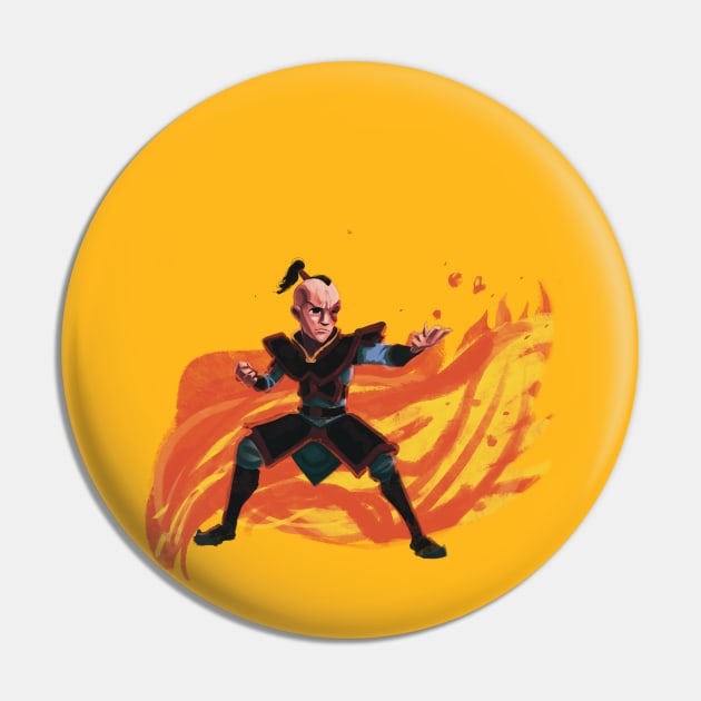 Prince Zuko Pin by JoshNelsonArt