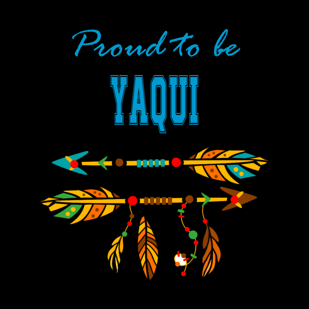 Arrows With Feathers Native Indian Yaqui Proud To Be Yaqui Arrows With Feathers Pillow 