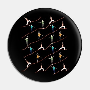 Pattern Illustration Slackliner Trickline Profis Slackline Pin