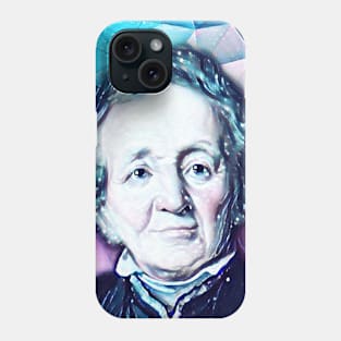 Leopold von Ranke Snowy Portrait | Leopold von Ranke Artwork 13 Phone Case