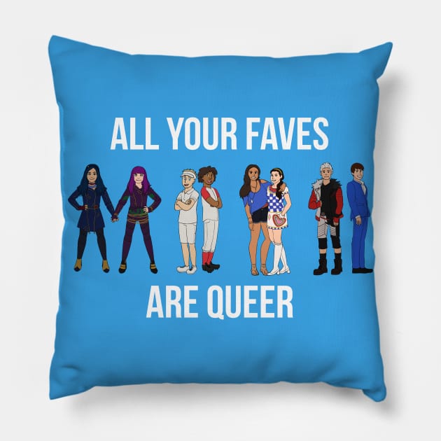 All Your Faves Pillow by PlanetWeirdPod