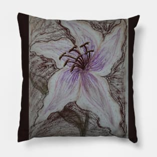 Stargazer Lily in Pastel Pillow