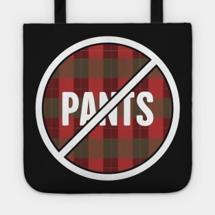 No Pants | Design For Kilt Wearers Tote