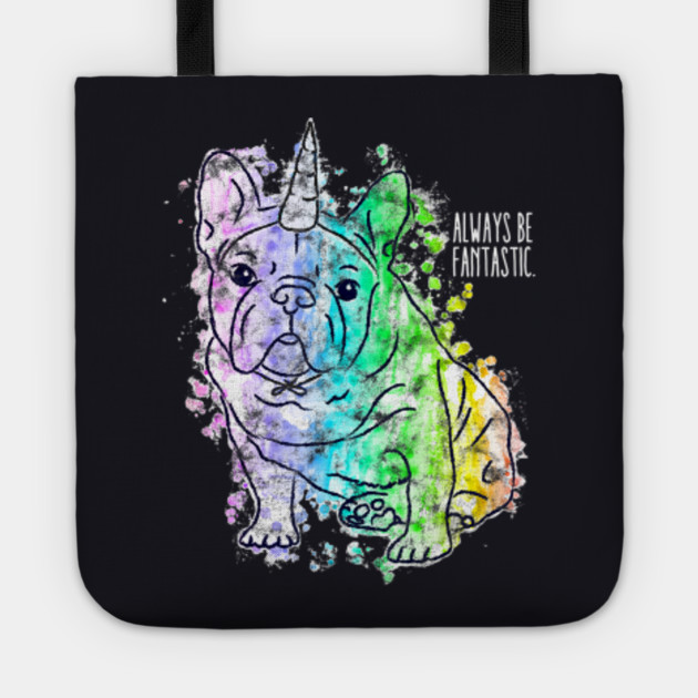 Cute Rainbow Unicorn French Bulldog Frenchie Dog French Bulldog