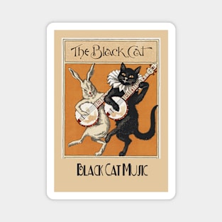 Black Cat Music Magnet