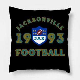 Jacksonville Football Vintage Style Pillow