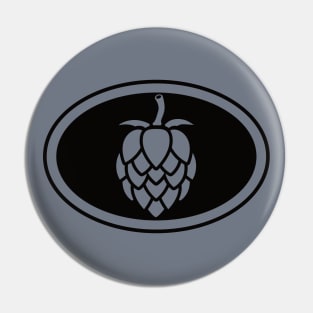 The Beer Hops (black) Pin