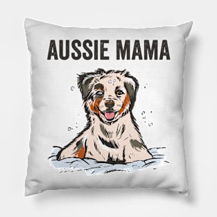 Australian Shepherd Dog Mom Pillow