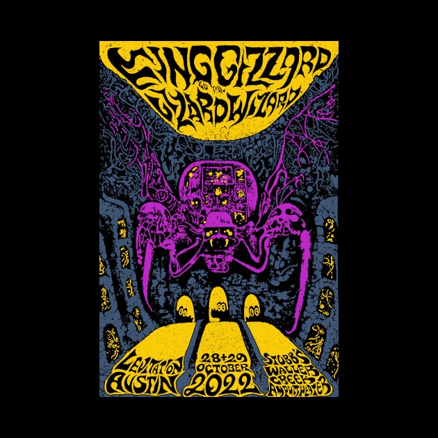 King Gizzard & Lizard Wizard Spider by demarsi anarsak