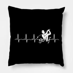 Golf Heartbeat Pillow