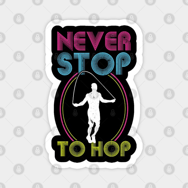 Never Stop To Hop - Jump Rope Magnet by Peco-Designs