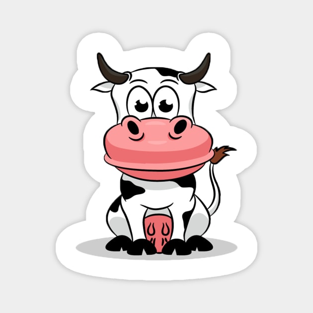 Cute cow boy Magnet by This is store